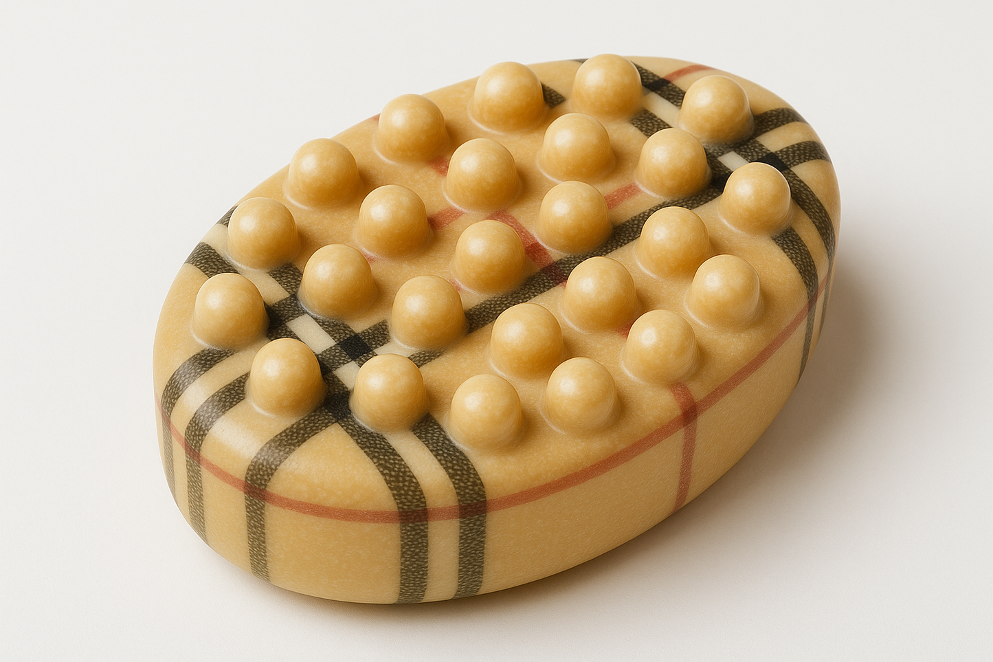 burberry oval knobby massage bar soap