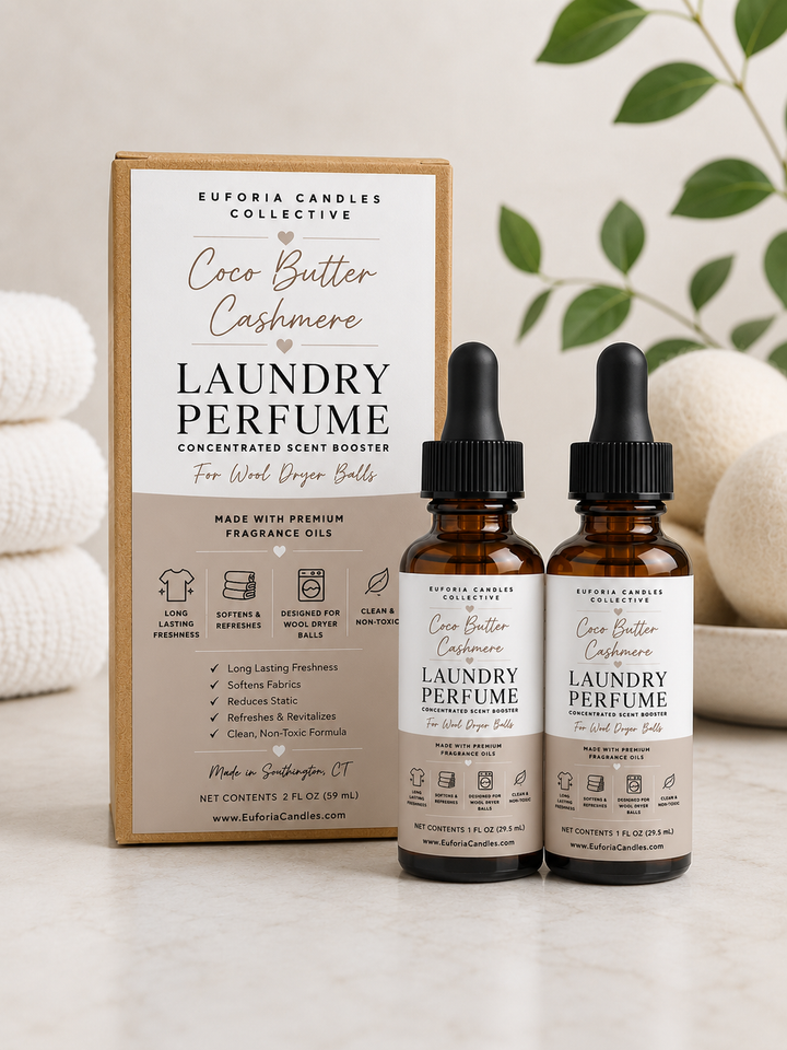 Luxury Laundry Perfume Duo (2 x 1 oz) | Euforia Candles