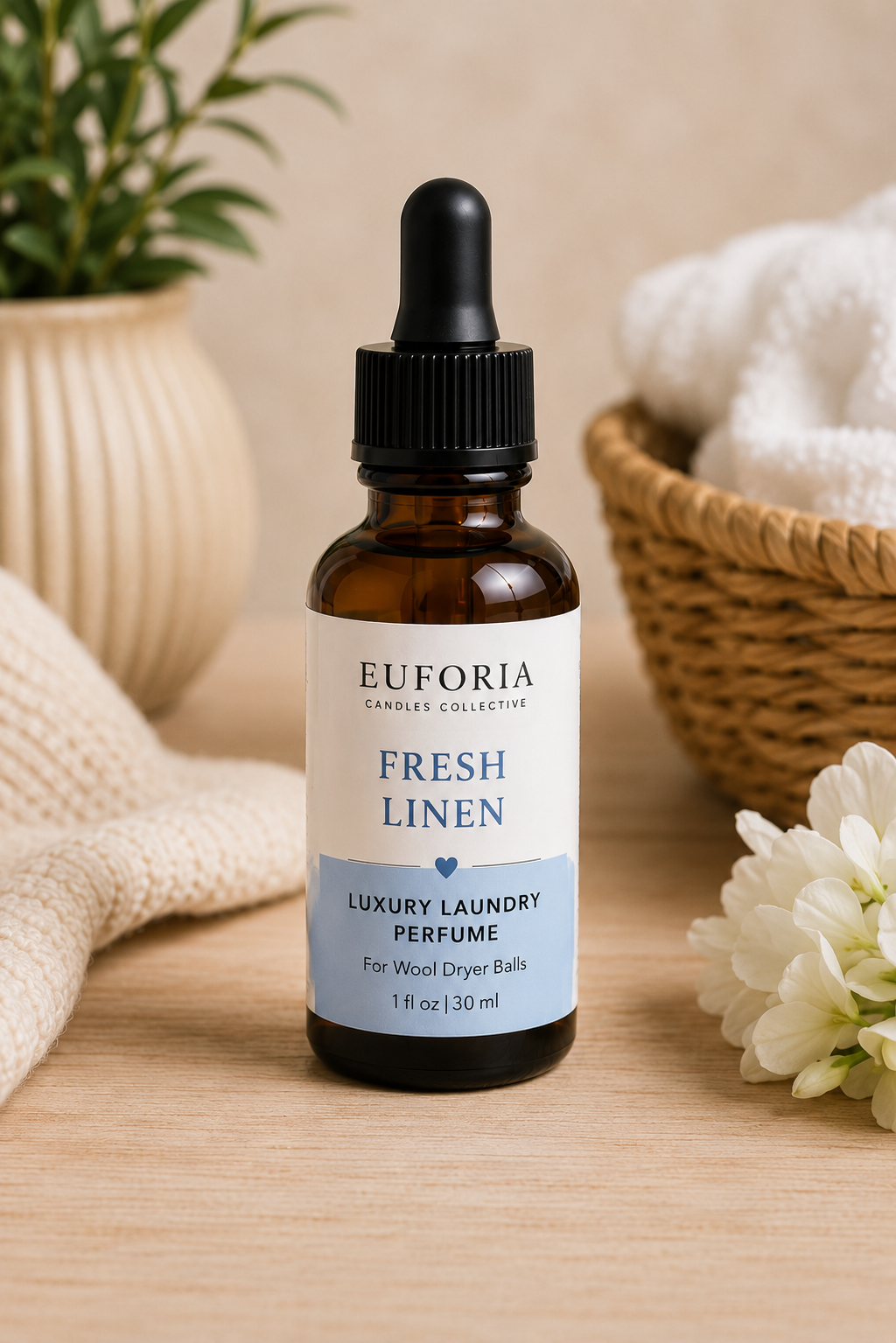 Luxury Laundry Perfume (1 oz) | Euforia Candles