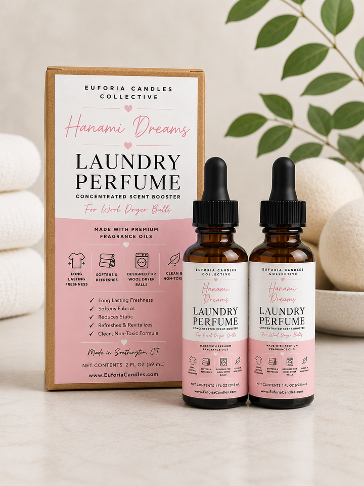 Luxury Laundry Perfume Duo (2 x 1 oz) | Euforia Candles