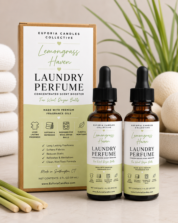 Luxury Laundry Perfume Duo (2 x 1 oz) | Euforia Candles