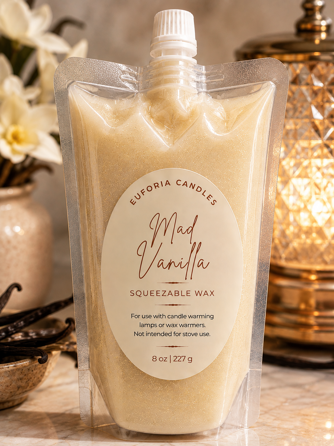 Squeezable Wax Melts – 8 oz Coconut Soy