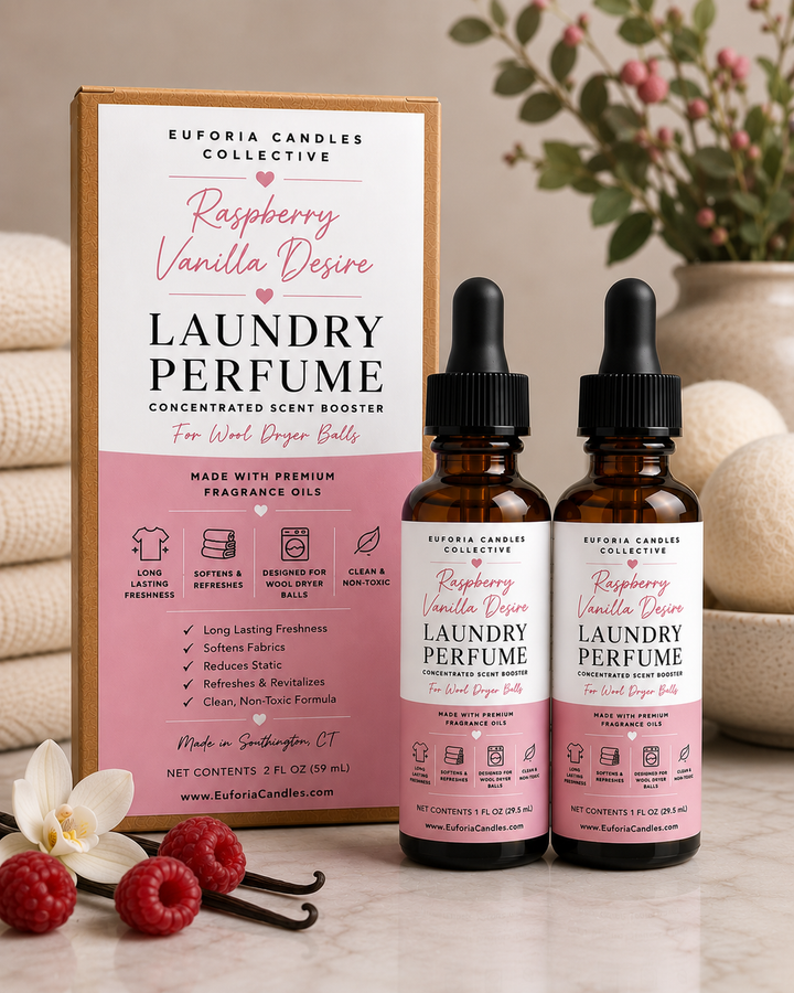 Luxury Laundry Perfume Duo (2 x 1 oz) | Euforia Candles
