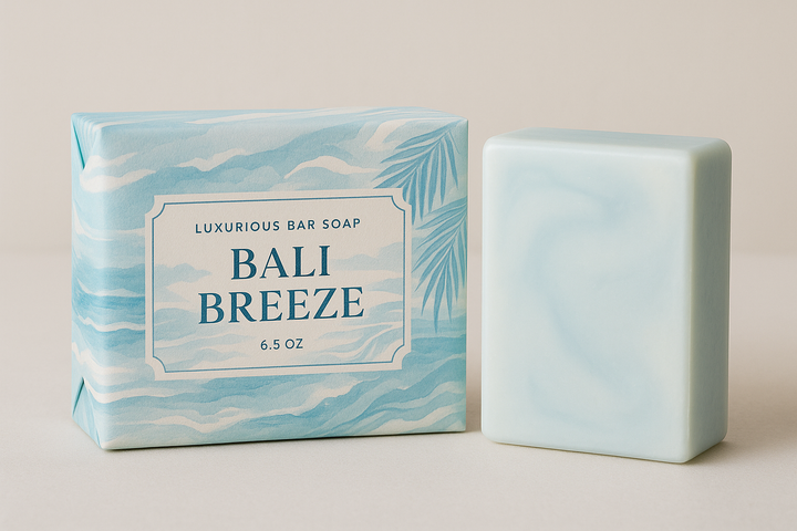 Bali breeze 6.5 oz rectangle bar soap