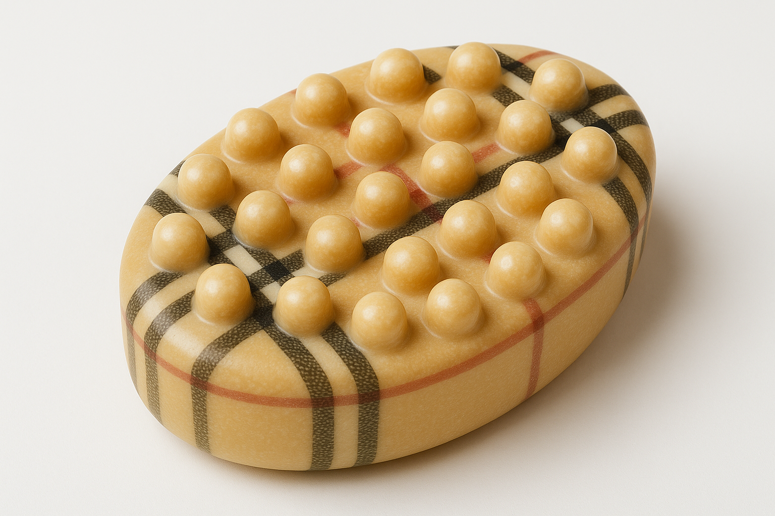 burberry oval knobby massage bar soap